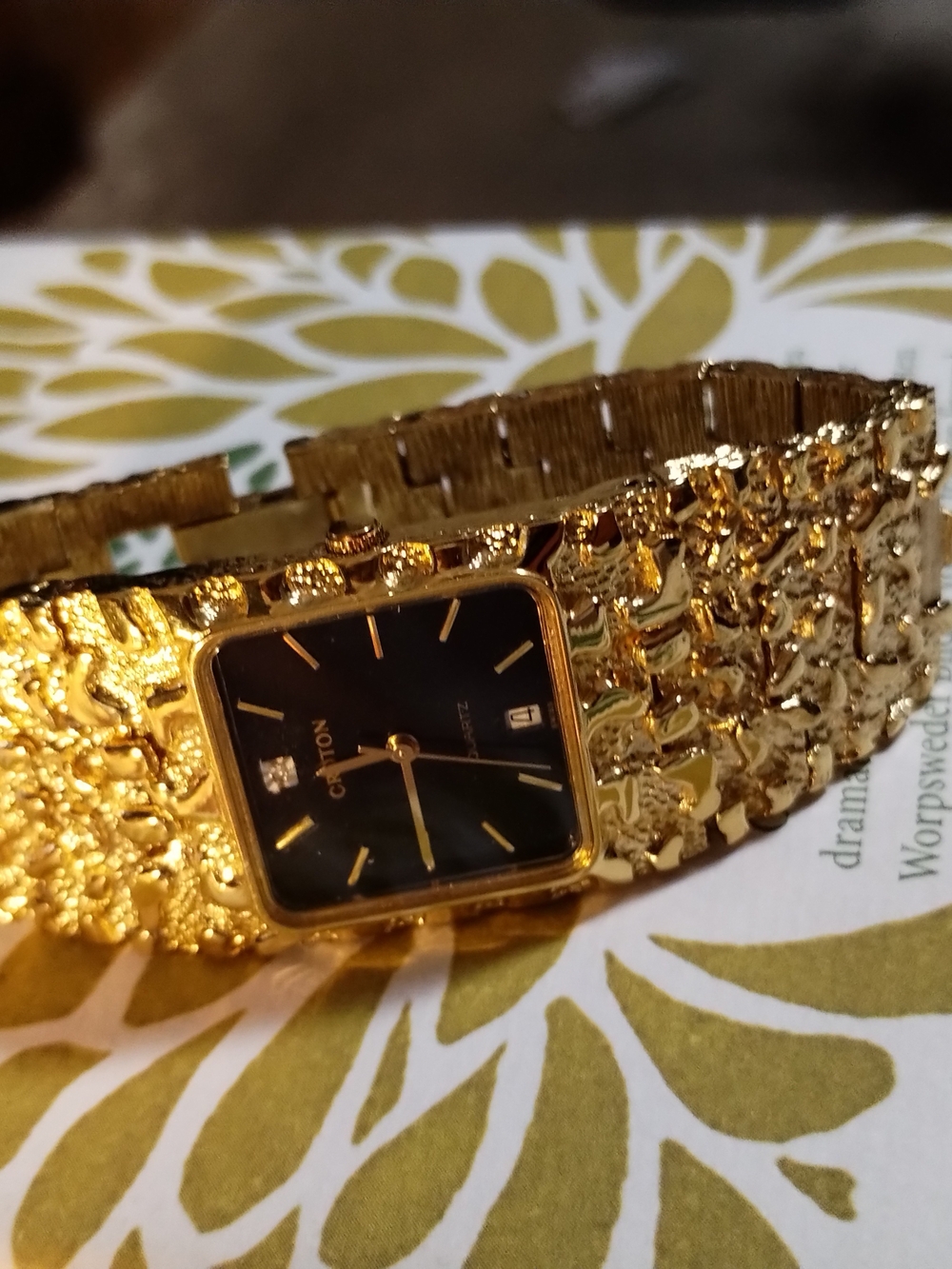 Croton Gold Nugget Watch